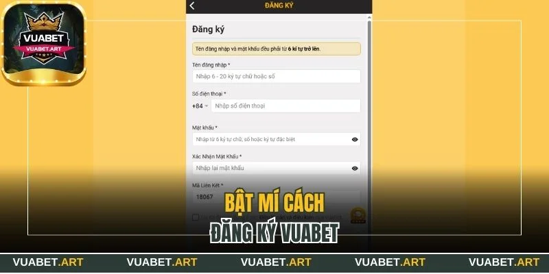 Bật mí cách đăng ký Vuabet